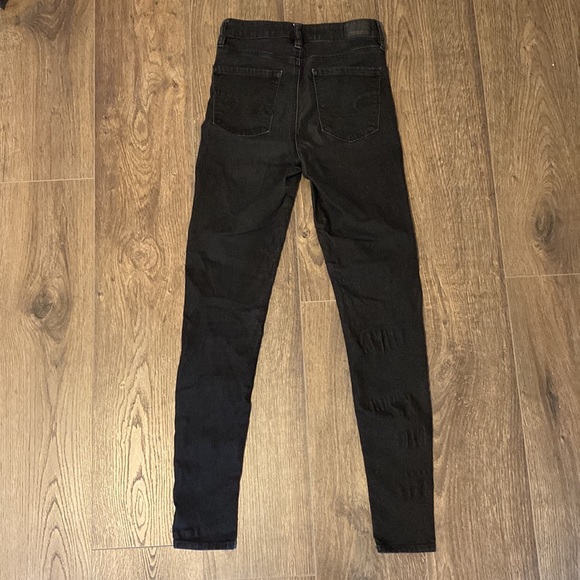 American Eagle Black Skinny Jeans - Picture 2 of 5